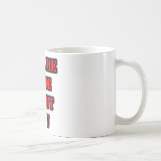 あなたについて詳しく教えて コーヒーマグカップ (右)