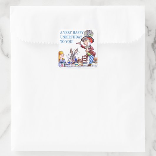 あなたにとってとても幸せな誕生日！ スクエアシール (バッグ)