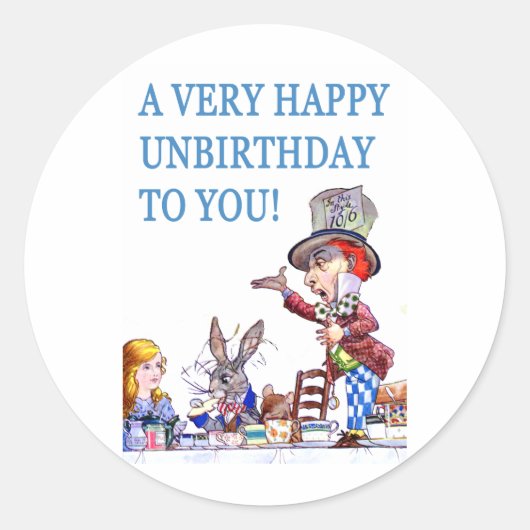 あなたにとってとても幸せな誕生日! ラウンドシール (正面)