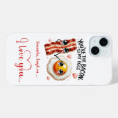 あなたにとっての卵にあたるベーコン Funny Valentine's Case-Mate iPhoneケース (裏面 (横))