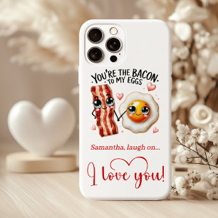 あなたにとっての卵にあたるベーコン Funny Valentine's iPhone 15 Miniケース