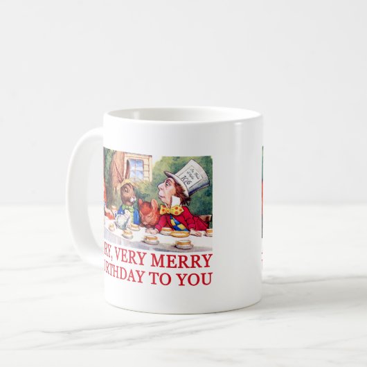 あなたにとってメリーとても誕生日が無い! コーヒーマグカップ (正面左)