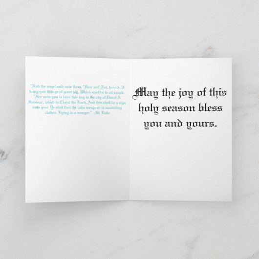 あなたにとって子供は生まれ... シーズンカード (内部)