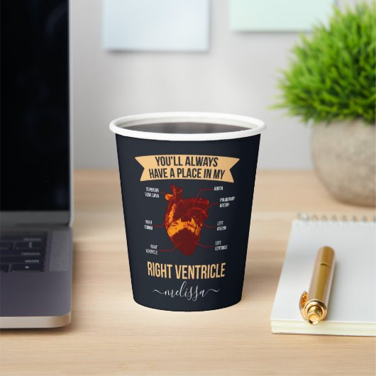 あなたにとって特別な人で、ユーモアのセンスもある、心から愛するEMT 紙コップ (インサイチュ)