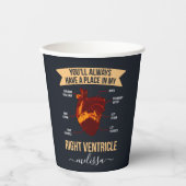 あなたにとって特別な人で、ユーモアのセンスもある、心から愛するEMT 紙コップ (正面)