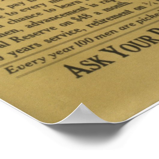 あなたにとって素晴らしい機会 ポスター (角)