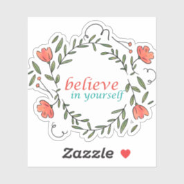 あなたにとって非常に有意義で美しい引用文 シール