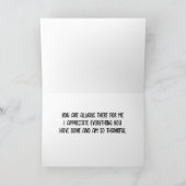 あなたにとても感謝しています！ありがとうカード サンキューカード (内部)