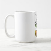 あなたにどんな困難が襲いかかろうとも、あなたは乗り越えられる コーヒーマグカップ (左)