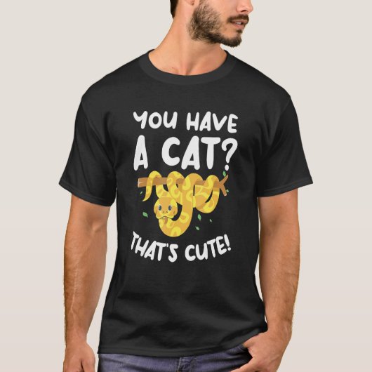 あなたにはかわいいボールパイソン・ヘビがいる Pytho Tシャツ (正面)