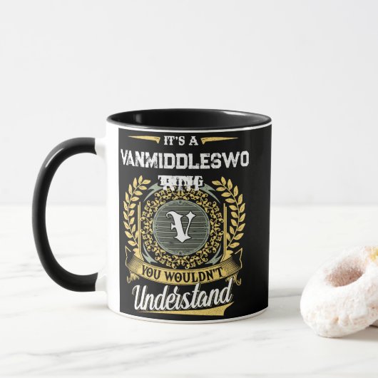 あなたにはわからないVANMIDDLESWORTHな件 マグカップ (ドーナツ)