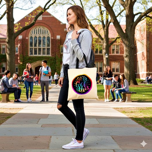 あなたには可能性がある -  inspirationalな星と色 トートバッグ