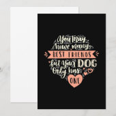 あなたには多くの親友がいるかもしれない 招待状 (正面/裏面)