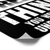 あなたには理解できないグリーンなもの ポスター (角)