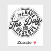 あなたにふさわしい一日を レトロ モチベーション シール (シート)