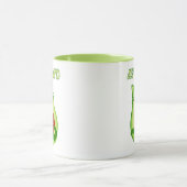 あなたにまばたきしているアボカドKetoの子猫猫 マグカップ (中央)