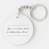 あなたによってがほしいすべては恐れの反対側にあります キーホルダー (裏面)