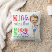 あなたによってがナース3である100生命を救って下さい クッション (ブランケット)