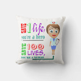 あなたによってがナース3である100生命を救って下さい クッション