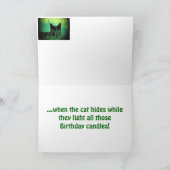 あなたによってが古くなっているすべてのそれらの蝋燭の平均 カード (内部)