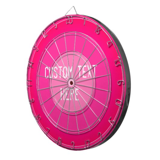 あなたによってが投げ矢で悪臭を放つピンクのピンク ダーツボード (正面右)