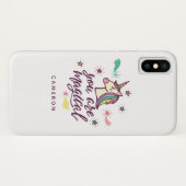 あなたによってが魔法であるあなたの一流の|を加えて下さい Case-Mate iPhoneケース (裏面(横))