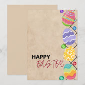 あなたにイースターの喜びが訪れますように シーズンカード (正面/裏面)