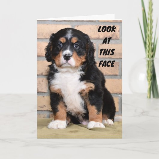 「あなたにハッピータンクスギビング」　と悲しいドットが言う, カード (正面)