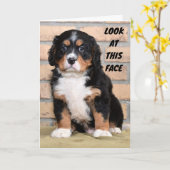 「あなたにハッピータンクスギビング」　と悲しいドットは言う カード (黄色い花)