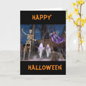 「あなたにブー」そして「ハッピー ハロウィン」 カード (黄色い花)