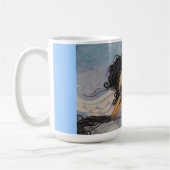 あなたにマグを見る天使 コーヒーマグカップ (左)