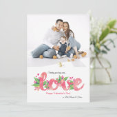 . .あなたにラブフォトのバレンタインデイカードを送る シーズンカード (スタンド正面)