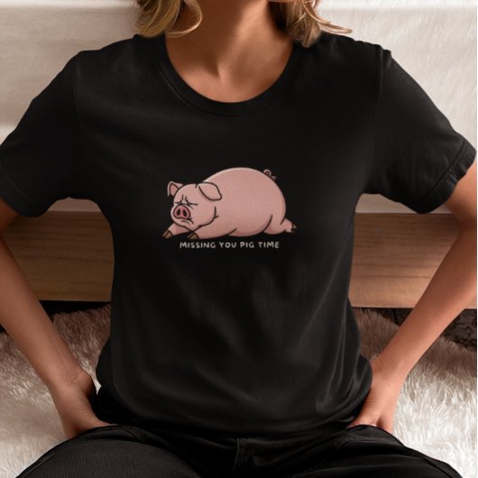 あなたに会いたいブタ時間 Tシャツ