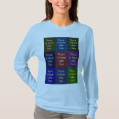 あなたに似た方はおられません:: モザイクグリッド 霊感 Tシャツ (正面)