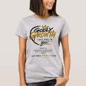 あなたに似合う神聖な成長 Tシャツ (正面)