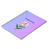 あなたに優しく Lily セルフケアフォンケース ノートブック (左側)