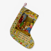 あなたに出生|は生まれますこの日 スモールクリスマスストッキング (正面 (吊り時))