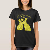 あなたに夢中なうさぎ Tシャツ (正面)