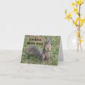 あなたに夢中！ - 励ましのメッセージカード カード (黄色い花)