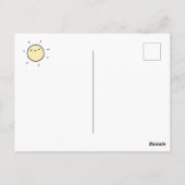 あなたに太陽の光を送ります!早く治ってね ポストカード (裏面)