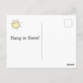 あなたに太陽の光を - かわいい回復おめでとうカード ポストカード (裏面)