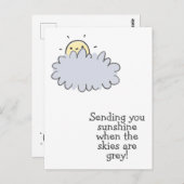 あなたに太陽の光を - かわいい回復おめでとうポストカード ポストカード (正面/裏面)