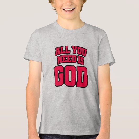 あなたに必要なのは神だけ トライブレンドTシャツ (正面)