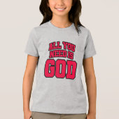 あなたに必要なのは神だけ トライブレンドTシャツ (正面)