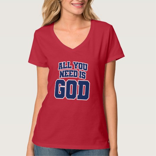 あなたに必要なのは神だけ Tシャツ (正面)