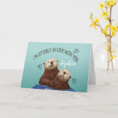 あなたに恋い焦がれてるバレンタイン カード (黄色い花)