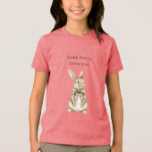 あなたに恋するウサギ グリーンボウ イースター トライブレンドＴシャツ (正面)
