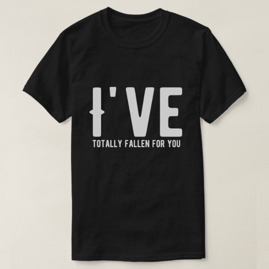 あなたに惚れたフレーズ 引用 愛 Tシャツ (デザイン正面)