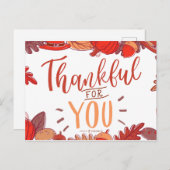 あなたに感謝しています ポストカード (正面/裏面)