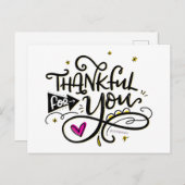 あなたに感謝してます, 手書き ポストカード (正面/裏面)